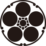 五つ鐶輪に梅鉢紋