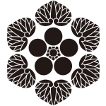 六つ葵に梅鉢紋